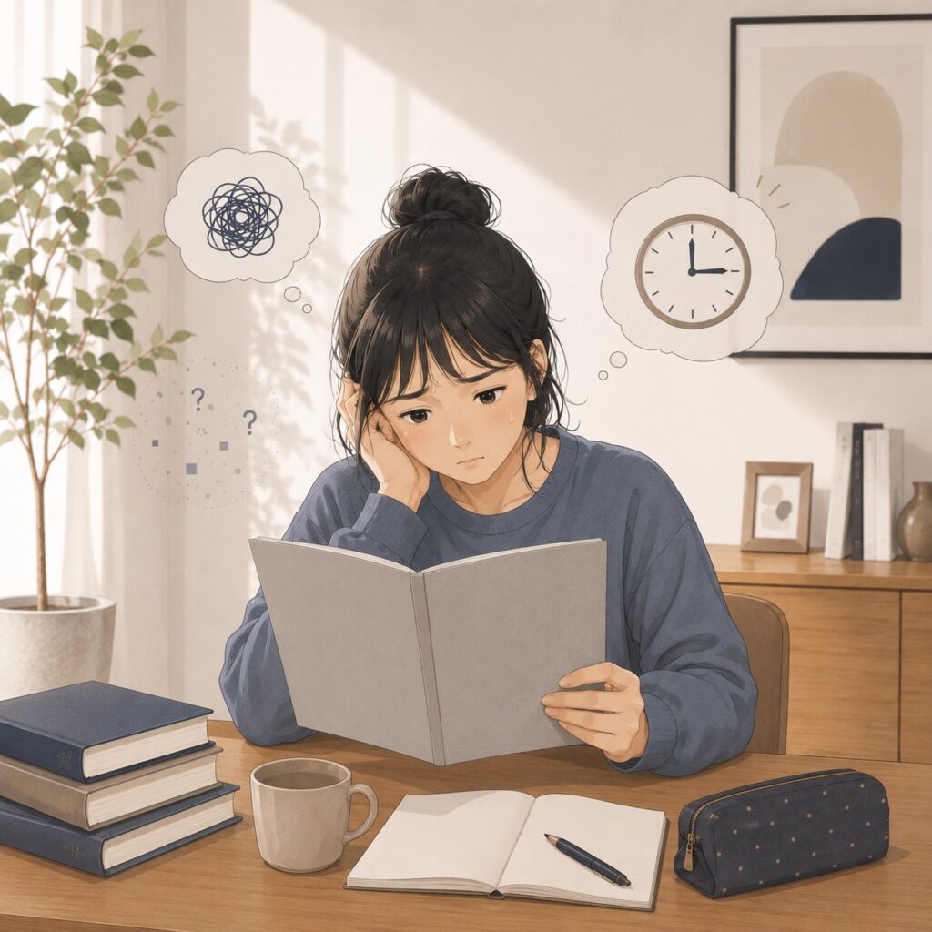 国語の文章の読み方や問題の解き方が分からず悩む生徒